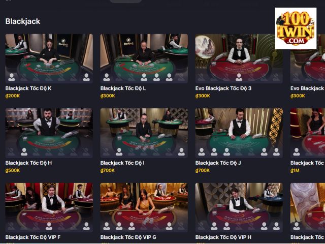 Game bài Blackjack